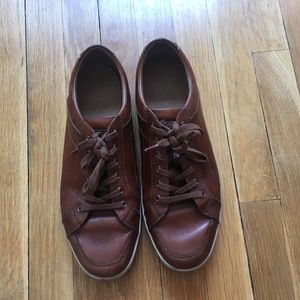 Men's Landon Leather Lace-Up Sneakers
